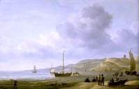 A Beach Scene near Scheveningen