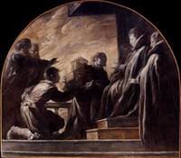 Margherita Gonzaga Receiving the Model of the Church of Saint Ursula