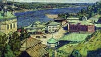 Provincial Town on the Volga. Plyos