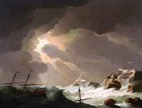 A Galley with Other Vessels Wrecked on a Rocky Coast
