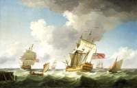 An East Indiaman in a Fresh Breeze