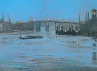 Nocturne, Battersea Old Bridge in London