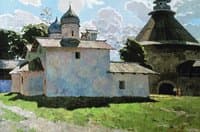 Pskov. The Pokrov Church