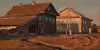 A Village House under the Evening Sun, Unzha