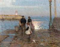 Study for 'The Two Piers'