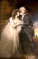 Anne Brunton and Joseph Holman as Romeo and Juliet in 'Romeo and Juliet'