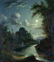 A Landscape and River Scene