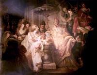 The Baptism of Henry VIII, 1491