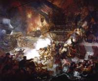 The Battle of the Nile: Destruction of 'L'Orient', 1 August 1798 (unfinished)