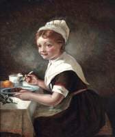 Foundling Girl at Christmas Dinner