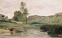 Washerwoman at Optevoz