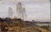 Landscape with Three Poplars