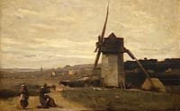 A Windmill at Etretat