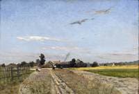 Fields at the Edge of the Village at Bois-le-Roi