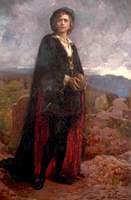 Herbert Tree as Hamlet
