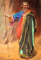 Lyn Harding, as Prospero