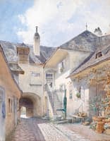 The Courtyard of a Winemaker's House