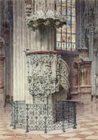 The Pilgram’s Pulpit in St. Stephen’s Cathdral