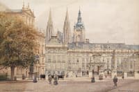 Prague, the Royal Fortress on the Hradschin