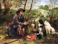Man Eating Lunch