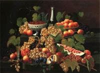Still Life with Fruit and Champagne