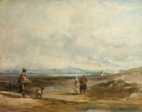 Welsh Peasants Returning from Market:  Scene near Barmouth