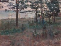 Fishermen's Cemetery in Nidden on the Kurische Nehrung