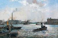 The Lower Pool and Limehouse Reach, London