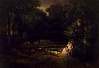 A Clearing in the Forest:  The Bathers