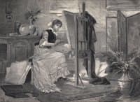 Painter in Her Studio