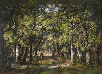 Bas Breau in the Forest of Fontainebleau