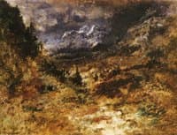 View of the Pyrenees