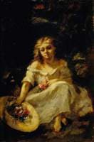 Girl with Flowers