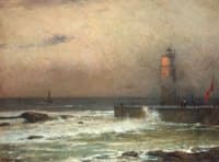 Seascape with Lighthouse