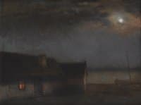 Evening Landscape with a House