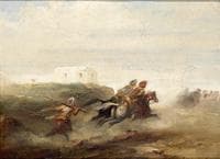Cavaliers turcs en déroute