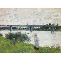 The Promenade with the Railroad Bridge at Argenteuil