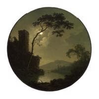 Lake with Castle on a Hill