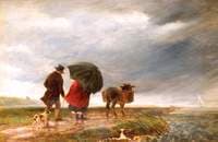 Going to the Ferry, Appledore, Devon; A Squally Day