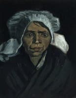 Head of a Peasant Woman with a White Hood