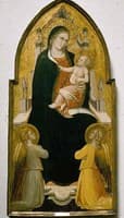 Madonna and Child Enthroned with Angels