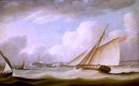 A Cutter Rescuing a Ship Aground