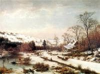 Winter Scene near Medford, Massachusetts