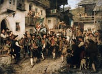 Return of Tyrolean Militia in the War of 1809