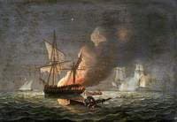 HMS 'Seahorse' Capturing the 'Badiri-i-Zaffer', 6 July 1808