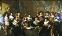 Officers of the Haalem Civic Guard called the Cloveniers