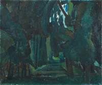 Trees by a Lake, Le parc de Carrières-St-Denis