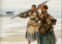 Fishing Girls in Brittany