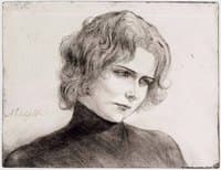 Portrait of the Actress Elli Grahn-Niska