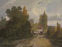 A Road Leading to a Village